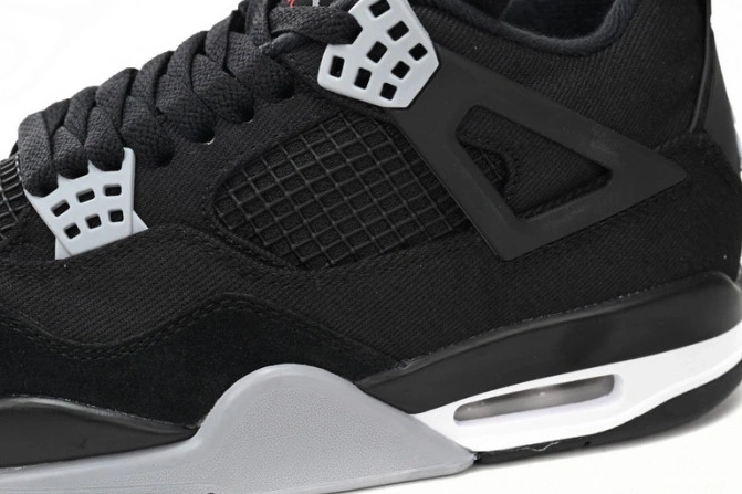 Black 4 Air Canvas DH7138-006 Jordan 0717